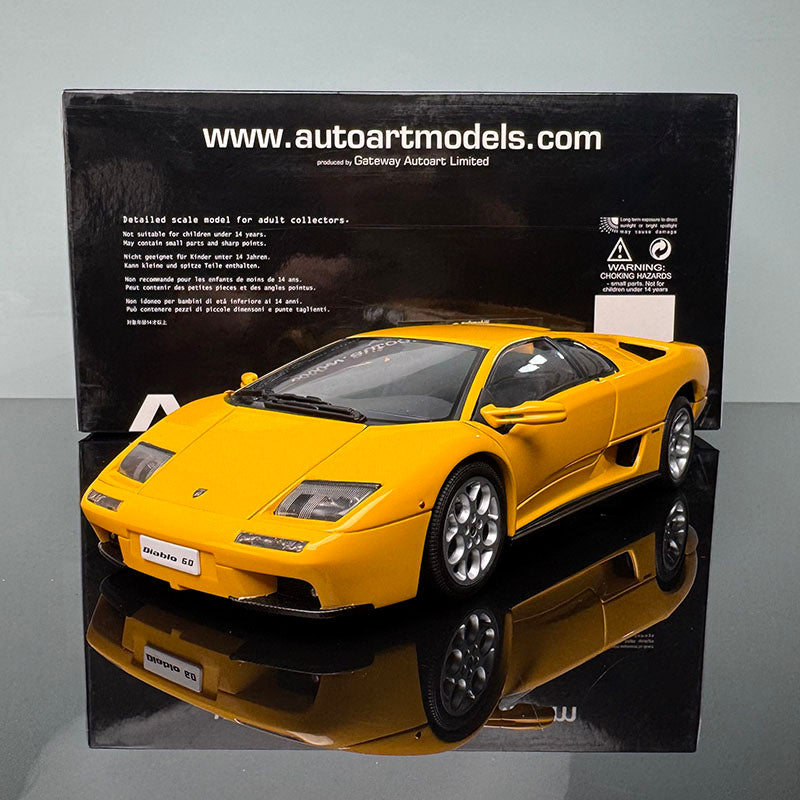 Lamborghini Diablo SV-R Diecast Model – 1:18 Scale Collectible (Black, Yellow, Blue, White)