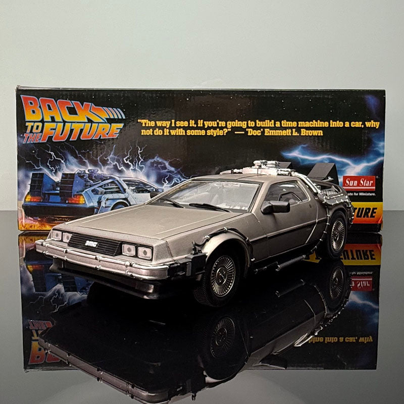Back to the Future Part I Time Machine SunStar  Diecast Model – 2711# (1:18 Scale)