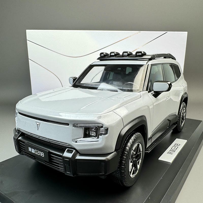 Original Changan Deep Blue G318 1:18 Alloy Model Car