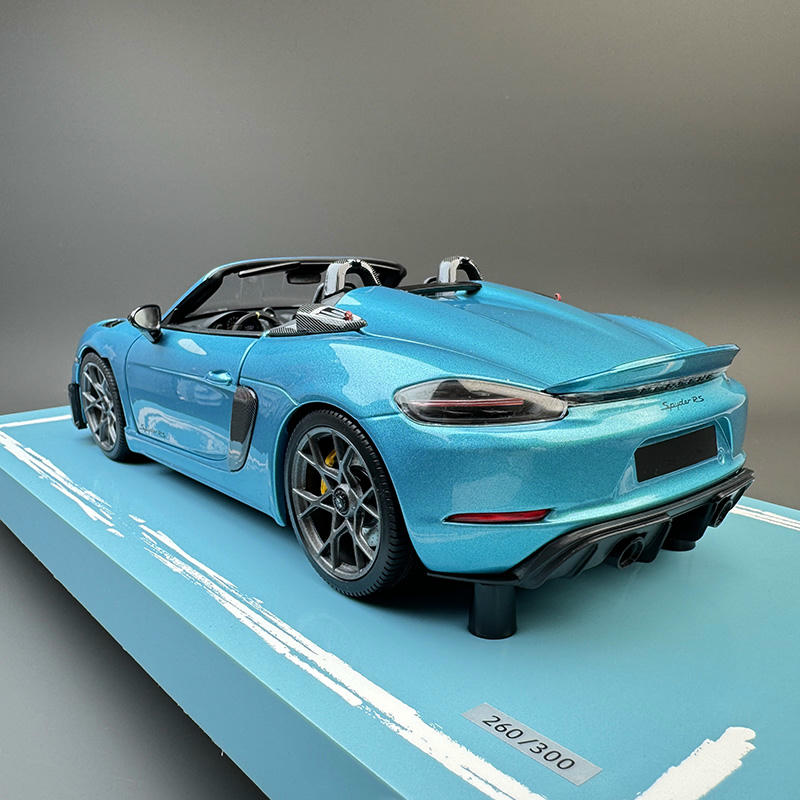 Minichamps 1:18 Porsche 718 Spyder RS Diecast Car – YX car model