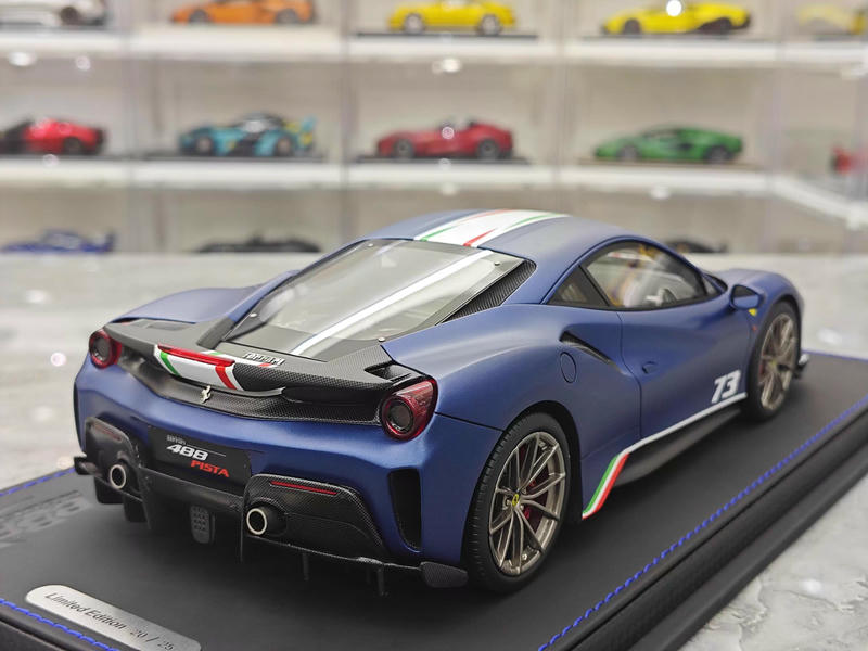 BBR 1:18 Ferrari 488 Pista Spider Hardtop Resin Model
