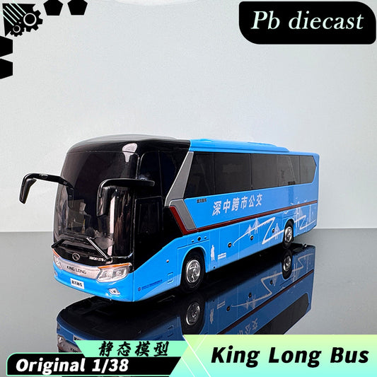 King Long Longwei II 1:38 Scale Alloy Diecast Bus Model – Luxury Interactive Collectible