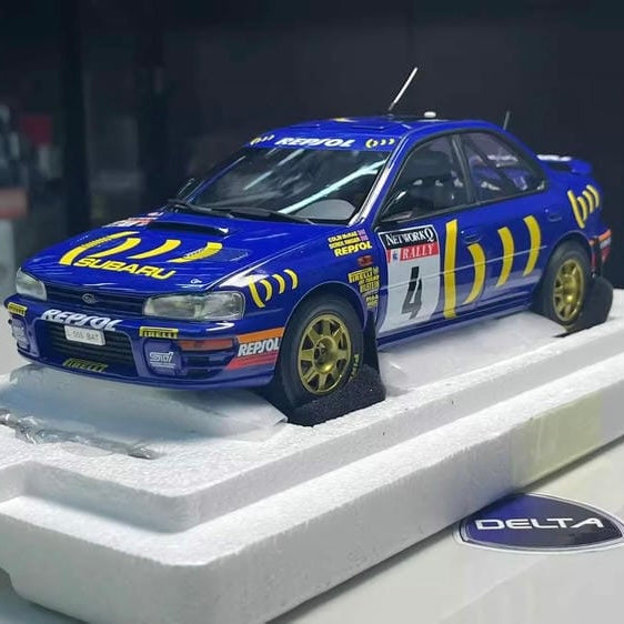 Subaru Impreza 1:18 Full-Open Alloy Model by Kyosho (#4/08962A – Collector Edition)