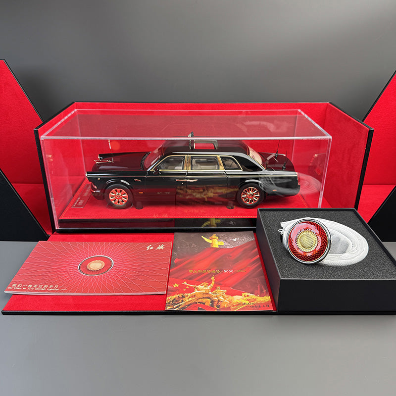 Hongqi 1:18 Classic Sedan Diecast Model Car – Collector’s Edition