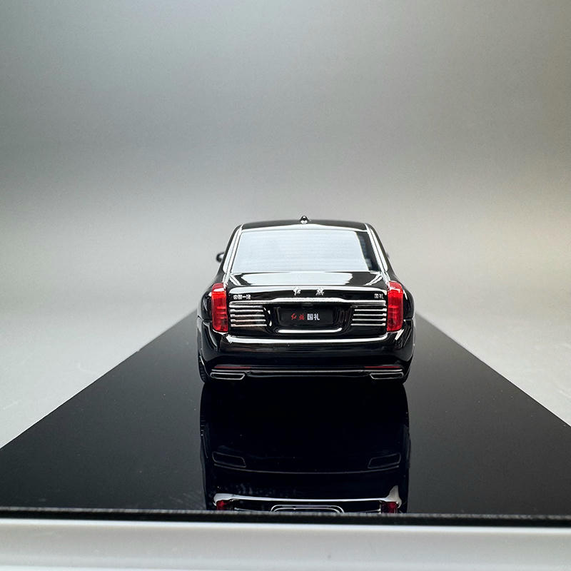 Almost Real 1:64 Hongqi Golden Sunflower Guoli Diecast Model