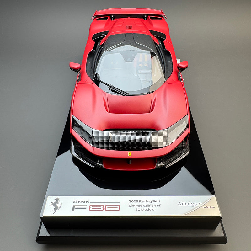 Amalgam 1:18 Ferrari F80 Resin Model – Matte Red