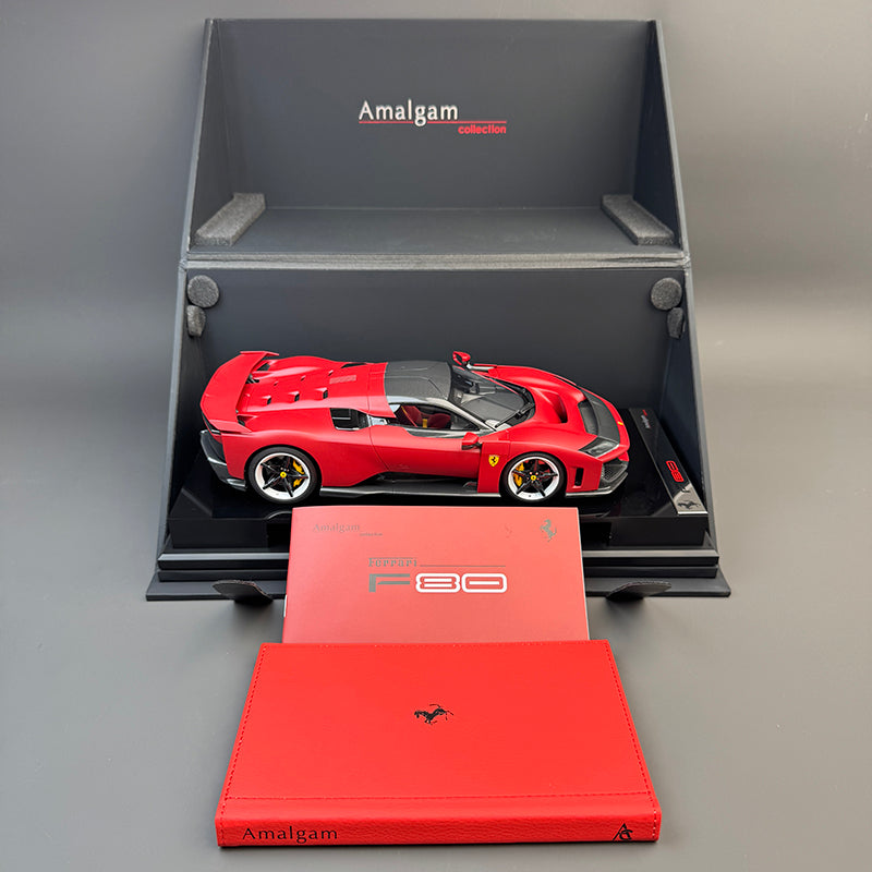 Amalgam 1:18 Ferrari F80 Resin Model – Matte Red