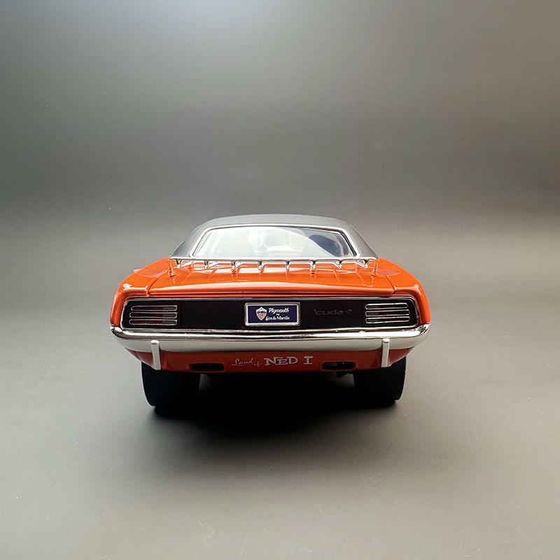 ACME 1:18 Plymouth 1970 HEMI Cuda Diecast Model — Orange – YX car