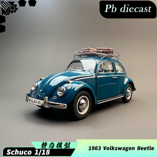 Schuco 1:18 1963 Volkswagen Beetle Diecast Model