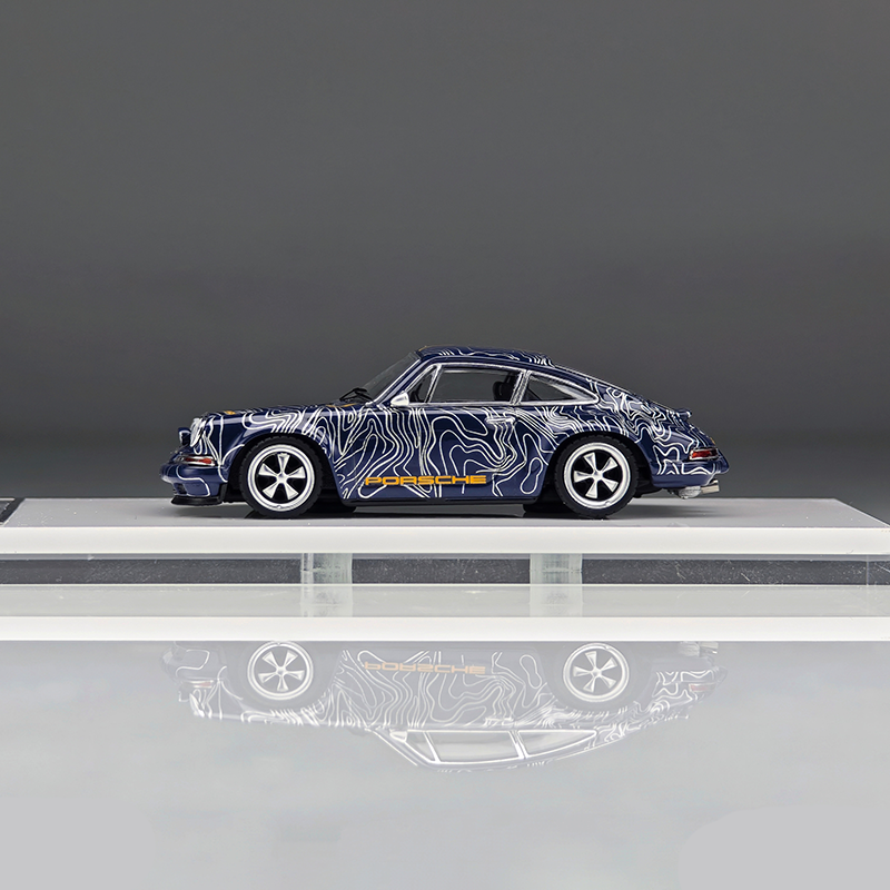ZINCIT 1:64 Porsche 911 Singer Coupe Mulholland Drive Diecast Model Car