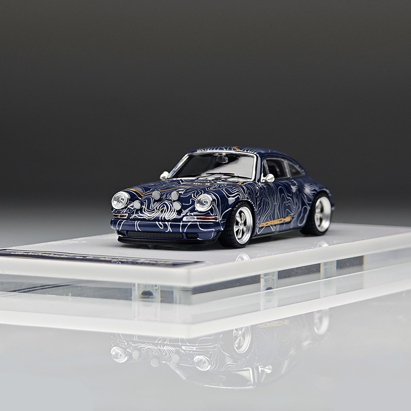 ZINCIT 1:64 Porsche 911 Singer Coupe Mulholland Drive Diecast Model Car