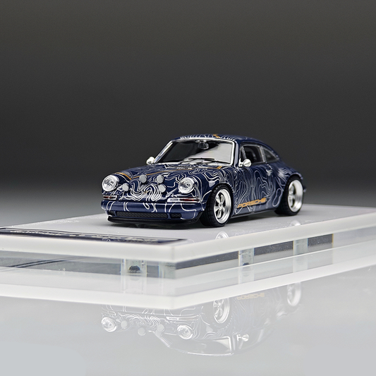 ZINCIT 1:64 Porsche 911 Singer Coupe Mulholland Drive Diecast Model Car