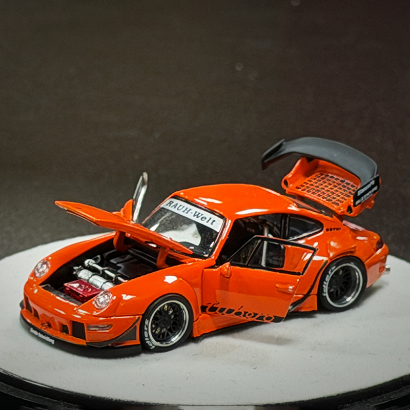 PGM 1:64 Porsche 911 RWB 993 Diecast Model Car-JDM