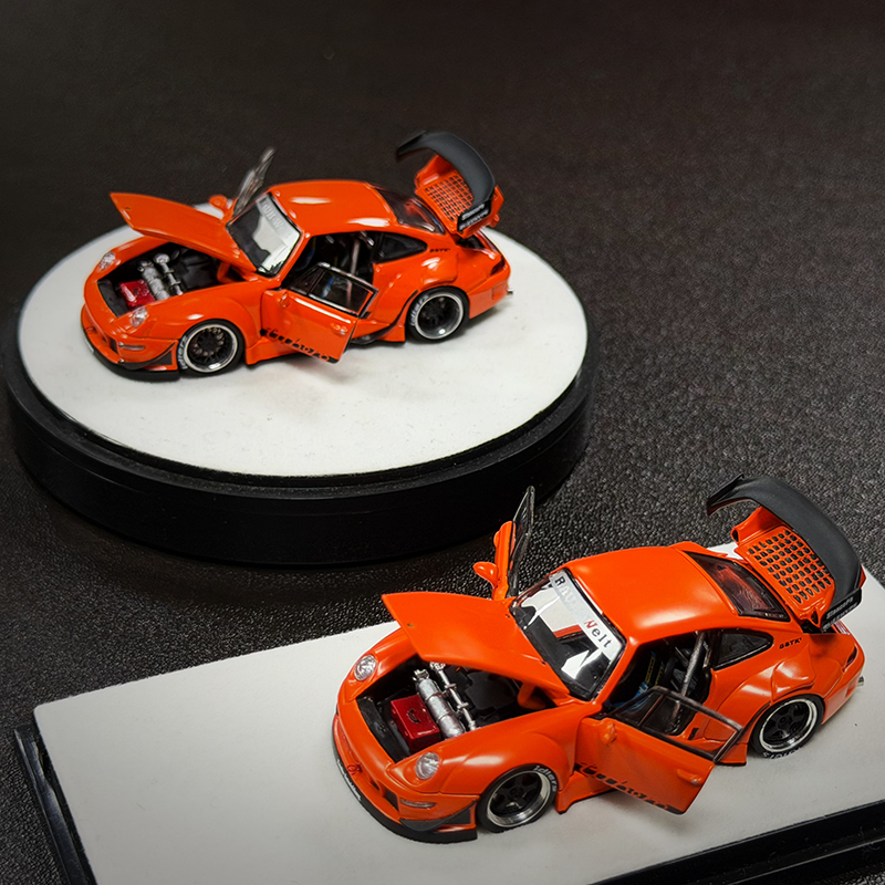 PGM 1:64 Porsche 911 RWB 993 Diecast Model Car-JDM