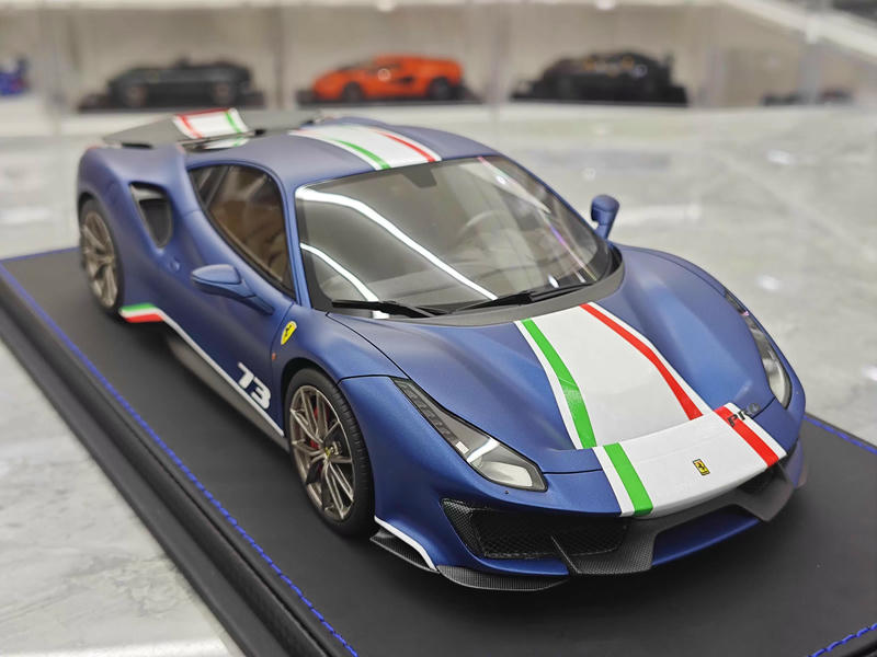 BBR 1:18 Ferrari 488 Pista Spider Hardtop Resin Model