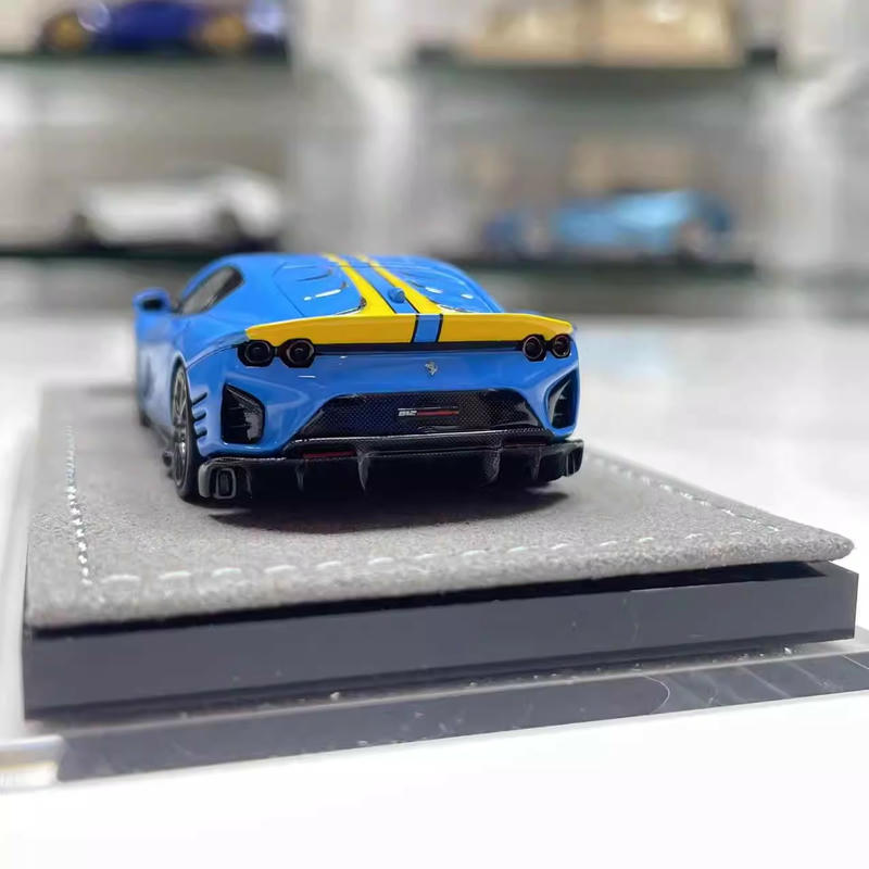 HH 1/64 フェラーリ 812c メタリックレッド&シークレットカラー TOC 1:64 812 Competizione V12 Diecast Model Car - AliExpress 26