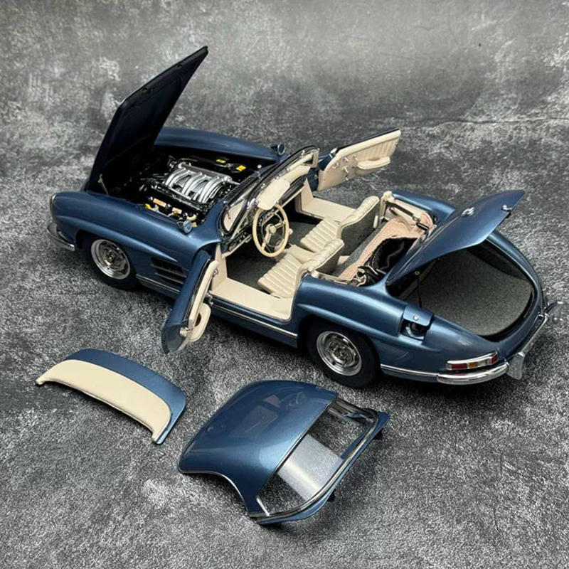 CMC 1:18 Mercedes-Benz 300SL Roadster Coupe Diecast Model