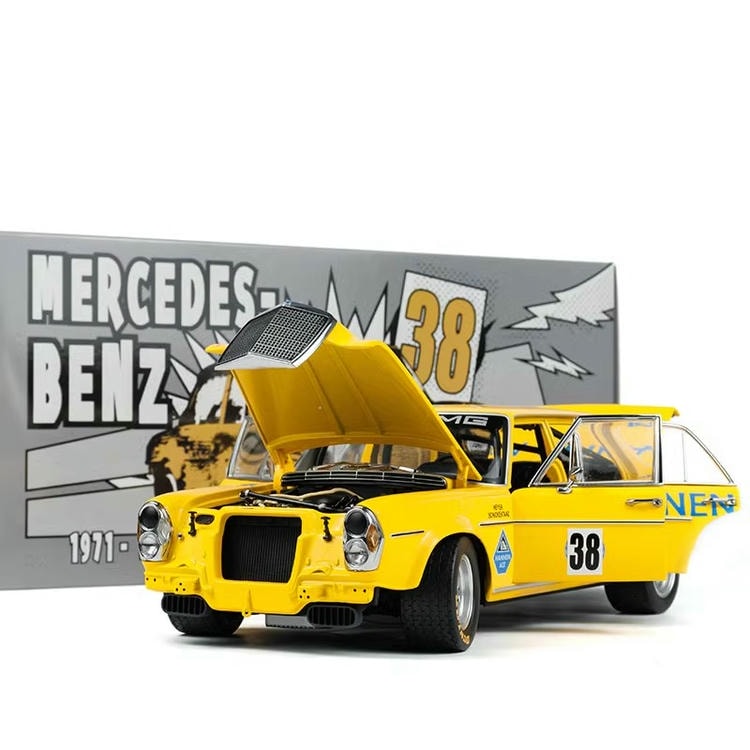 Minichamps 1/18 Mercedes Benz 300SEL 6.8AMG 1971 Limited Edition Alloy Car Model Ornaments