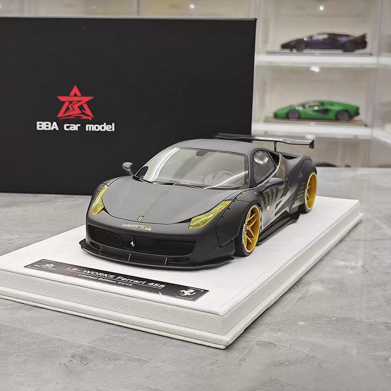 BBA 1:18 Ferrari 458 GT LB Widebody Resin Model