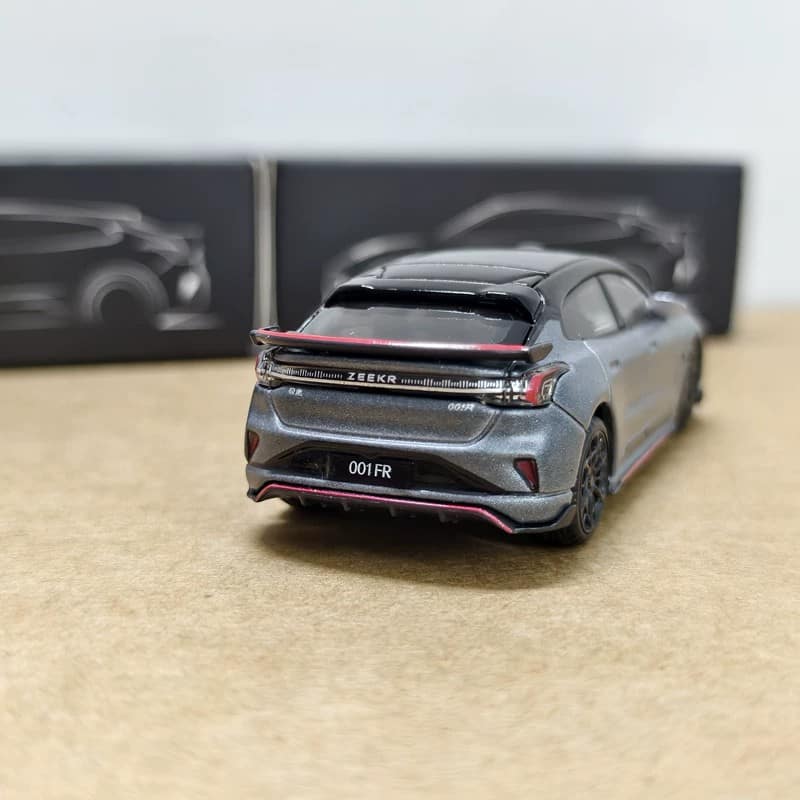 Official 1:64 ZEEKR 001 FR Diecast Model Car – Geely Electric Performance Sedan Alloy Collectible
