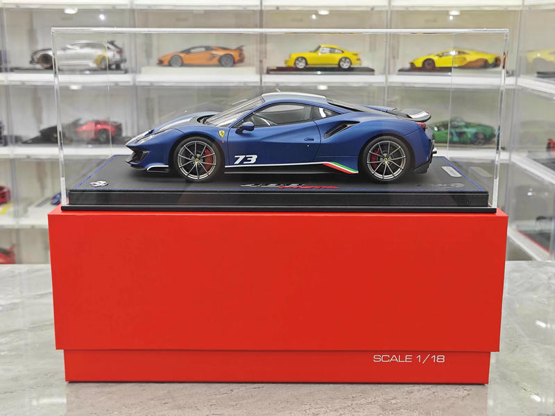 BBR 1:18 Ferrari 488 Pista Spider Hardtop Resin Model