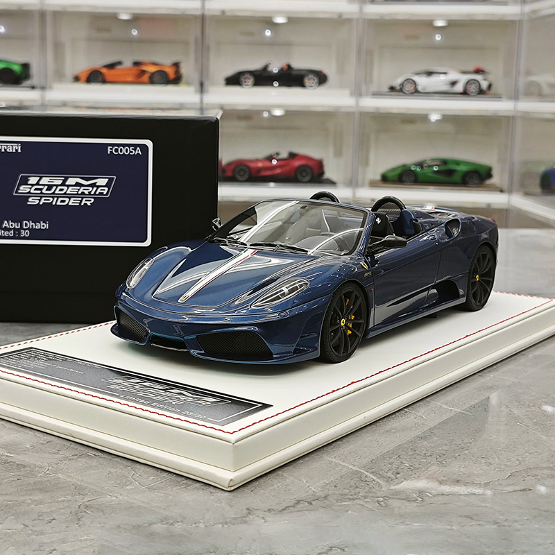 DM 1:18 Ferrari F430 Scuderia Spider 16M Limited Edition Resin Model – V8 Supercar
