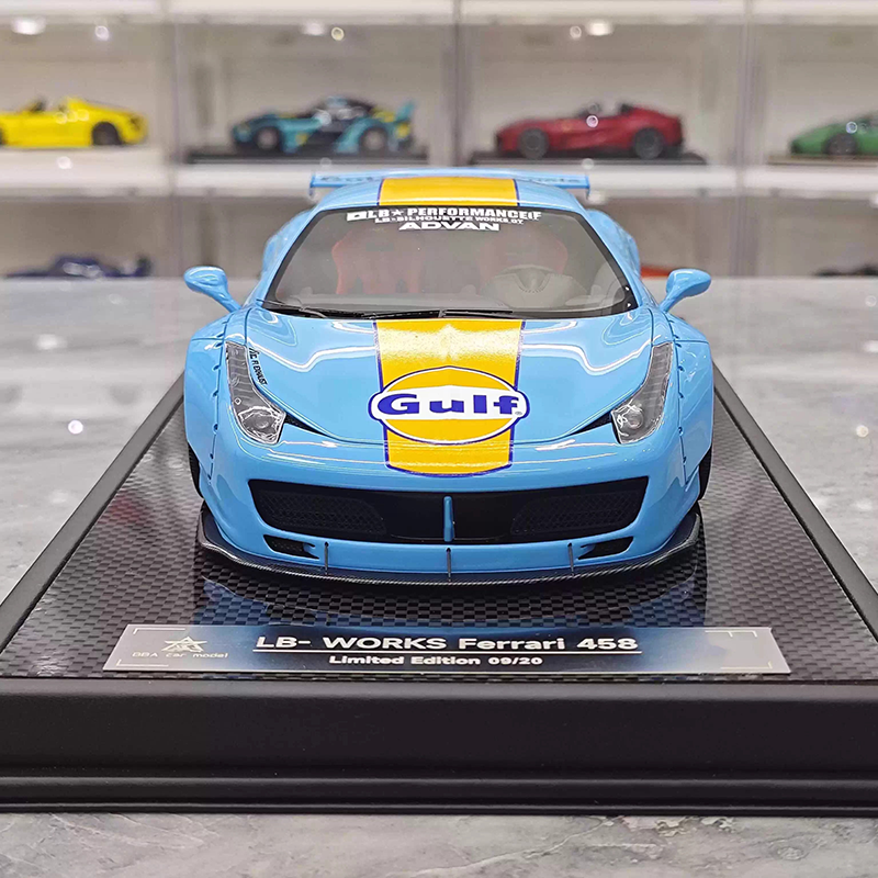 BBA 1:18 Ferrari 458 GT LB Widebody Resin Model