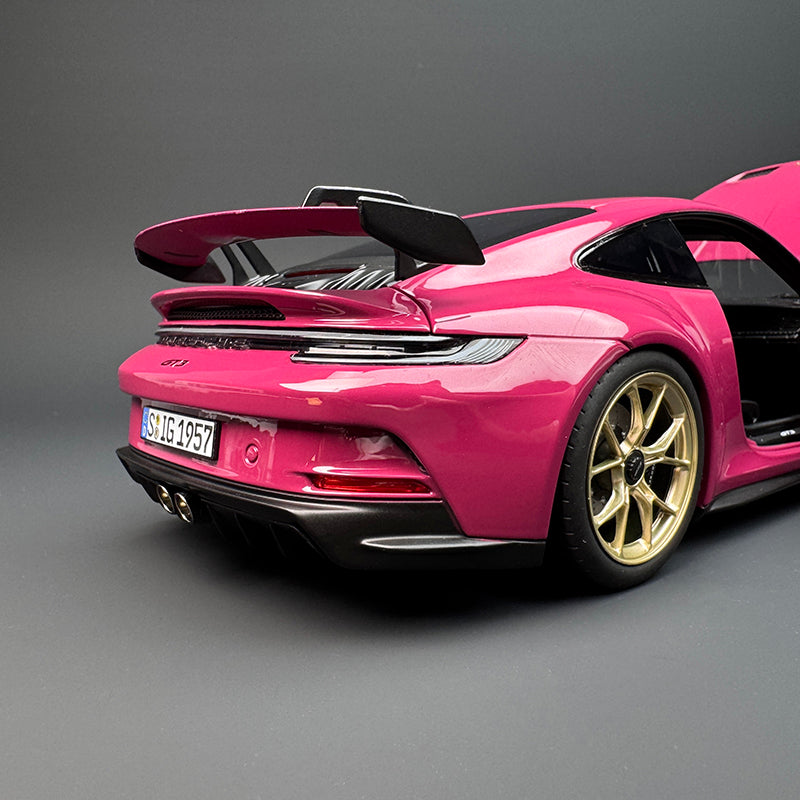 Norev Porsche 911 GT3 1:18 Scale Diecast Model Car – Alloy, ABS &amp; Rubber with Opening Doors and Functional Steering