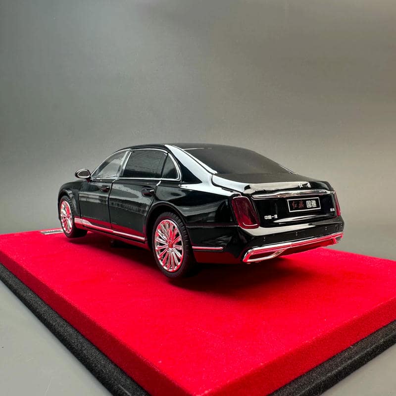 Hongqi Guoya 1:24 Diecast Model – FAW Golden Sunflower Luxury Sedan Collector Edition