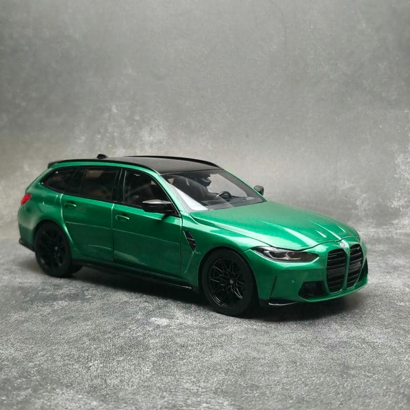 TSM Model 1:18 BMW M3 Touring Isle of Man Green Diecast Model