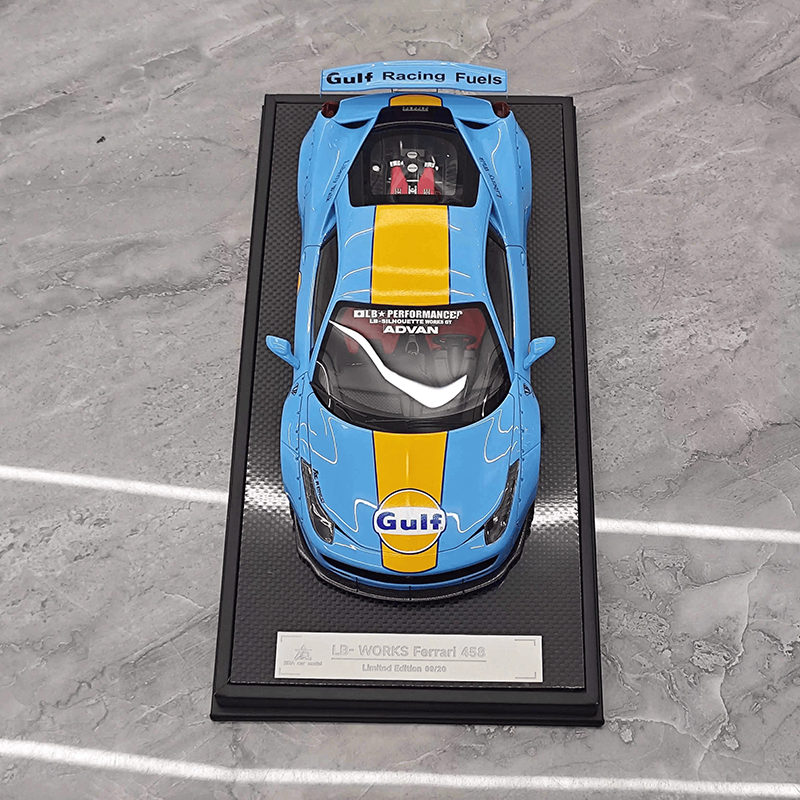 BBA 1:18 Ferrari 458 GT LB Widebody Resin Model