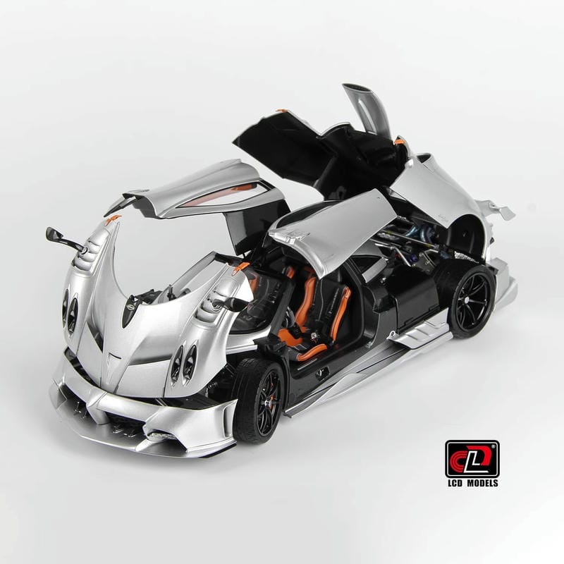 Pre-sale LCD 1:18 Pagani Imola Diecast Alloy Model Car-silver