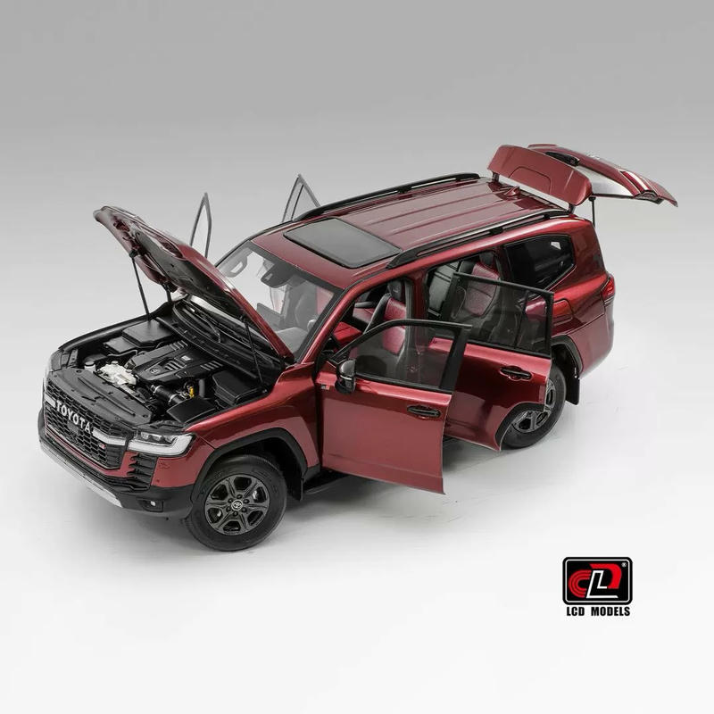LCD 1:18 Toyota Land Cruiser 300 GR Sport Diecast Model