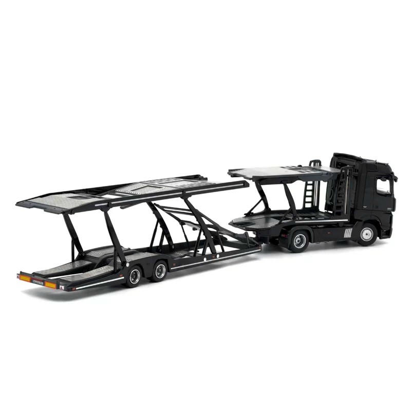Mercedes-Benz Actros Double-Decker Car Transport Trailer 1:64 Diecast Model