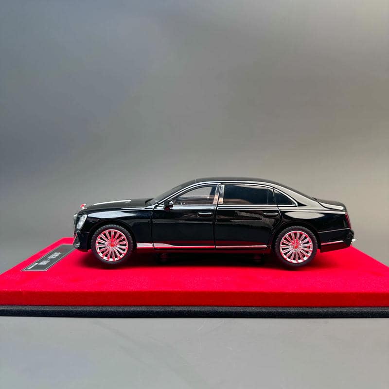 Hongqi Guoya 1:24 Diecast Model – FAW Golden Sunflower Luxury Sedan Collector Edition