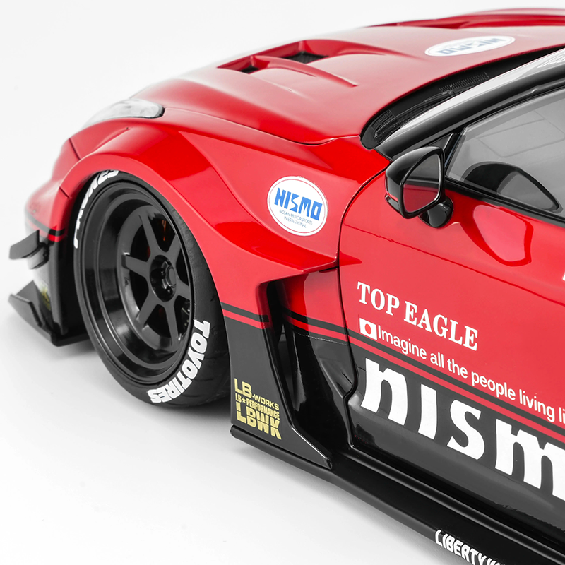 MotorHelix 1:18 Nissan GT-R R35 35GT-RR Widebody Diecast Model Car – Premium JDM