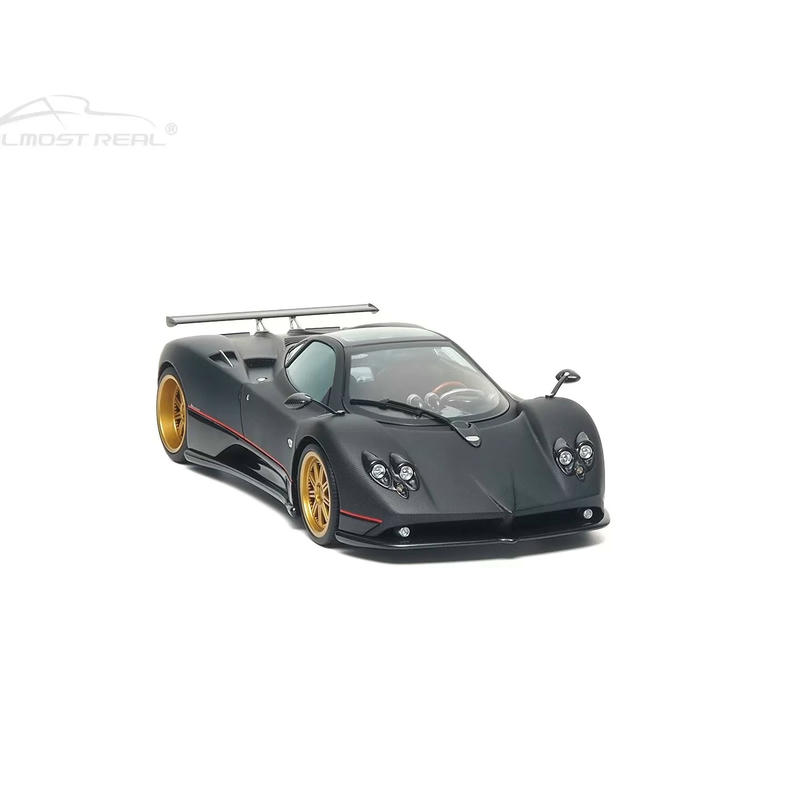 Almost Real 1:18 Pagani Zonda F 2005 — Matt Carbon Black