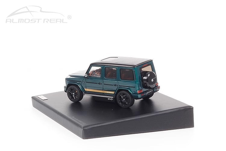 Mercedes-AMG G 63 – 1:43 Diecast Model by Almost Real (2019 White / 2021 Metallic Green – Limited to 300 Units Each)