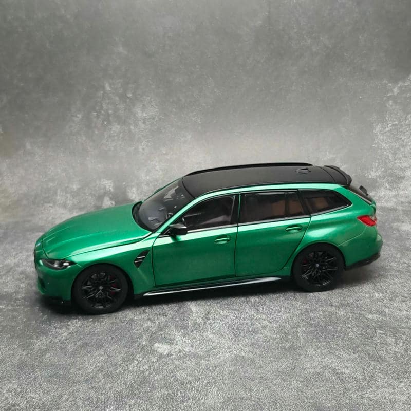 TSM Model 1:18 BMW M3 Touring Isle of Man Green Diecast Model