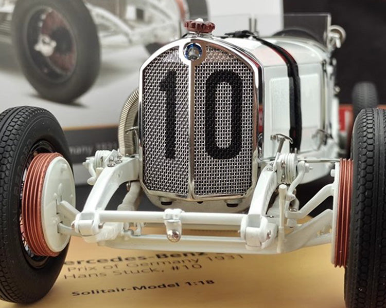 CMC Mercedes-Benz SSKL 1931 “White Elephant” No.10 M-188 1:18 Diecast Model Car