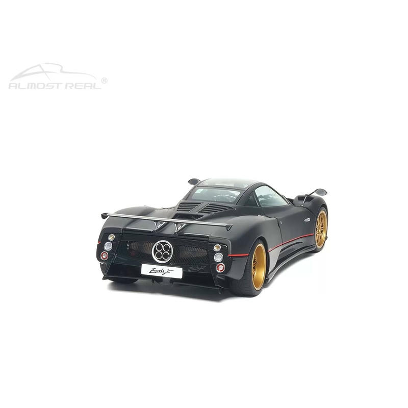 Almost Real 1:18 Pagani Zonda F 2005 — Matt Carbon Black