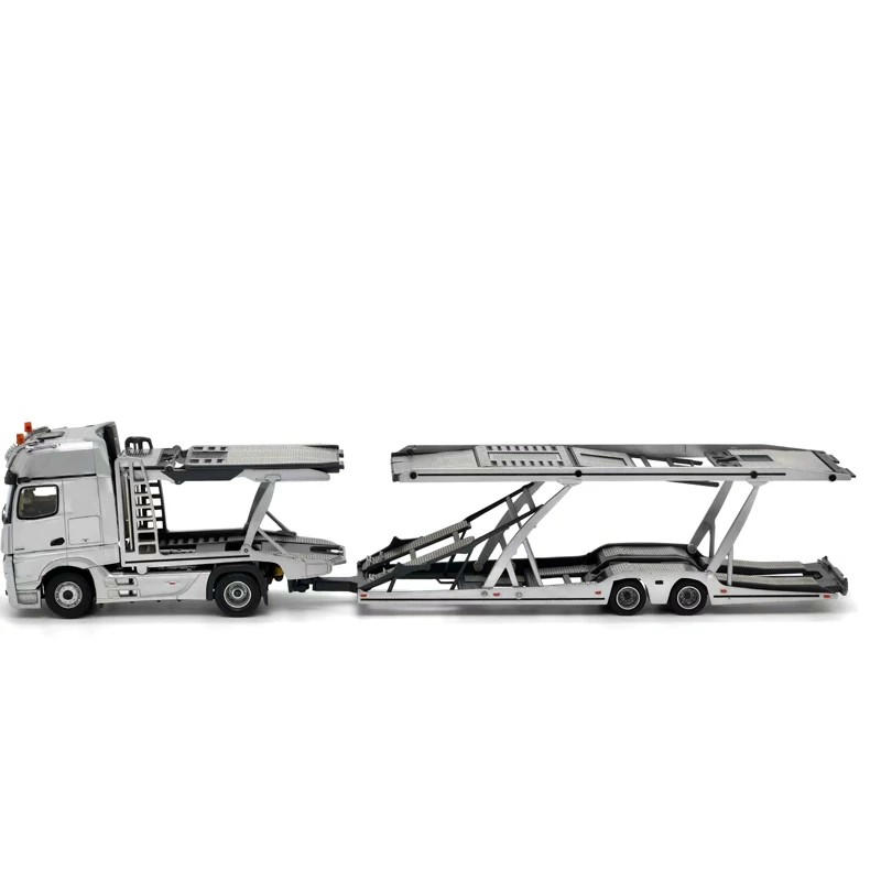 Mercedes-Benz Actros Double-Decker Car Transport Trailer 1:64 Diecast Model