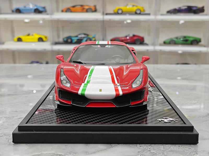 BBR 1:18 Ferrari 488 Pista Spider Hardtop Resin Model