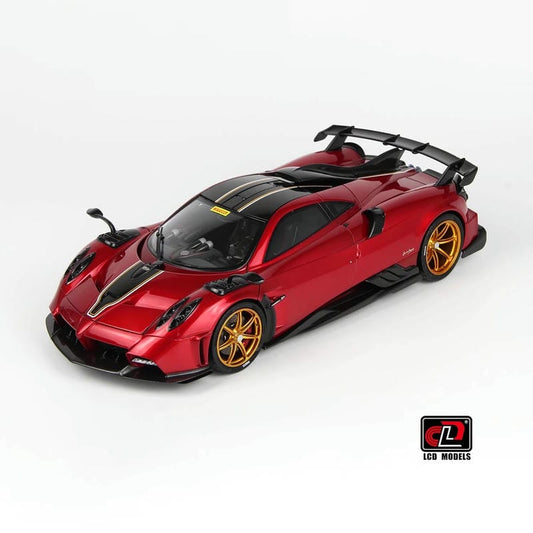 Pre-sale LCD 1:18 Pagani Imola Diecast Alloy Model Car-silver-red