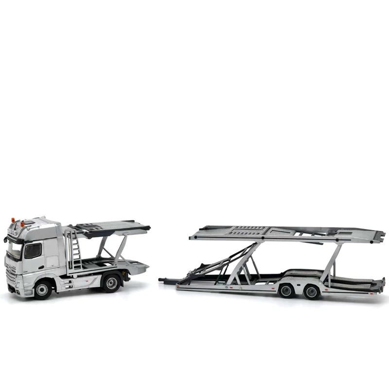 Mercedes-Benz Actros Double-Decker Car Transport Trailer 1:64 Diecast Model