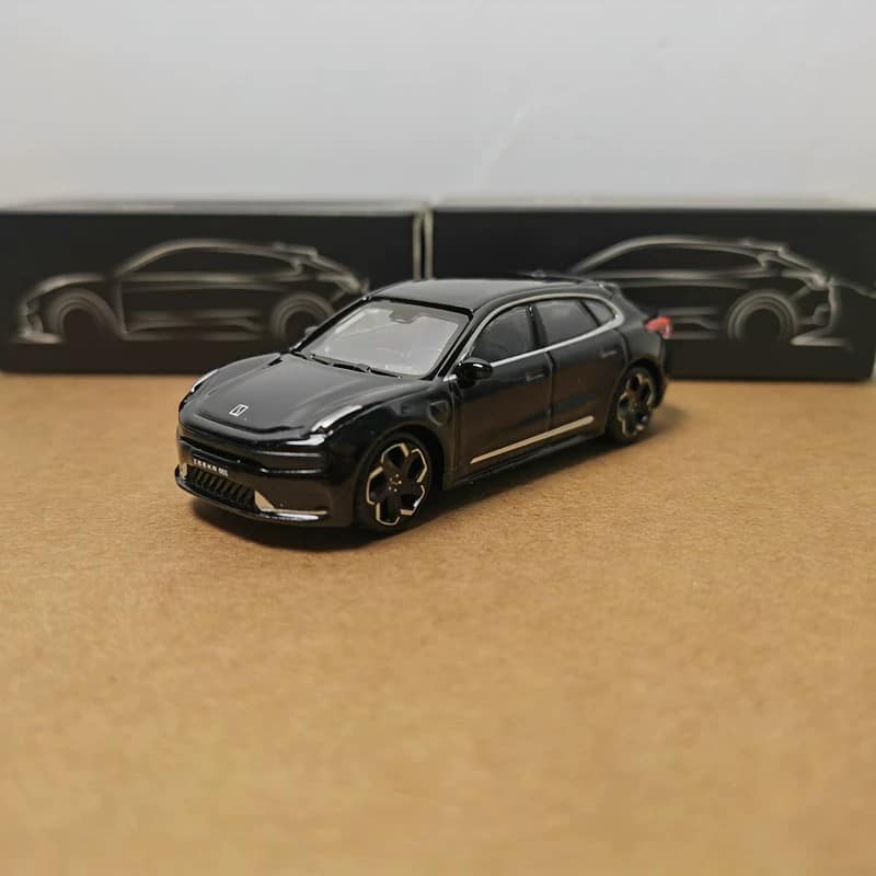 Official 1:64 ZEEKR 001 FR Diecast Model Car – Geely Electric Performance Sedan Alloy Collectible
