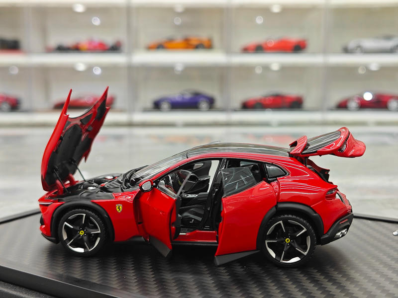 BBR Ferrari Purosangue Black Roof 1:43 Diecast Model Car