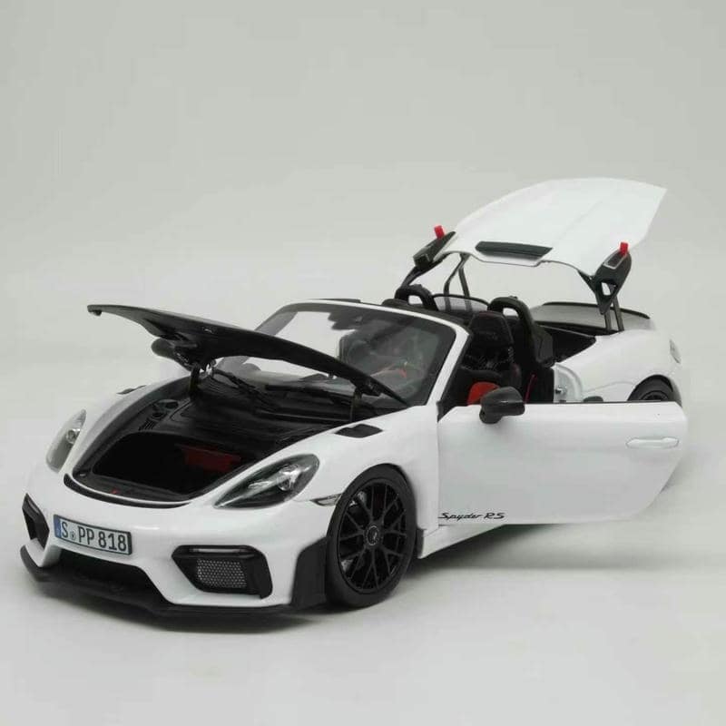 Norev 1:18 Porsche 718 Spyder RS Weissach PackAlloy Diecast Model Car