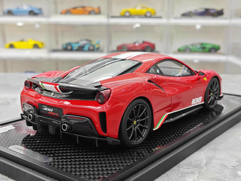 BBR 1:18 Ferrari 488 Pista Spider Hardtop Resin Model