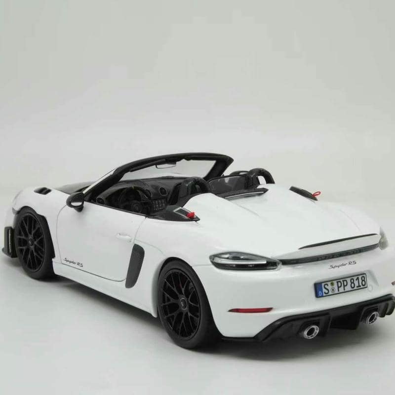 Norev 1:18 Porsche 718 Spyder RS Weissach PackAlloy Diecast Model Car